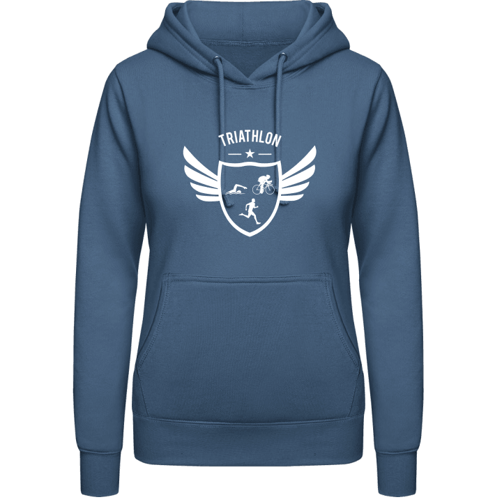 Triathlon Winged Vrouwen Hoodie contain pic