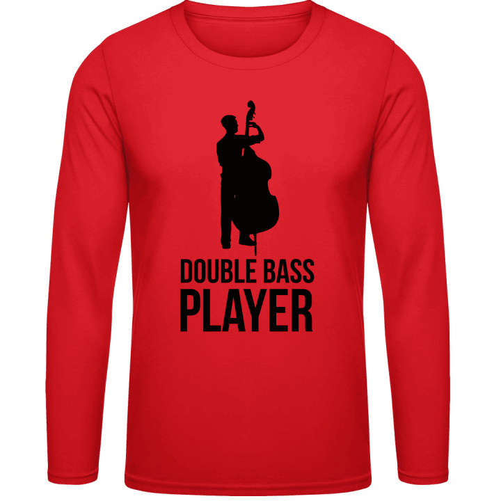 Double Bass Player Shirt met lange mouwen contain pic