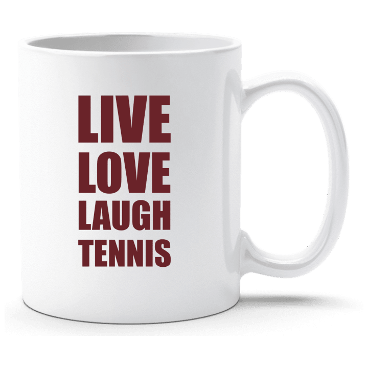 Live Love Laugh Tennis Beker contain pic