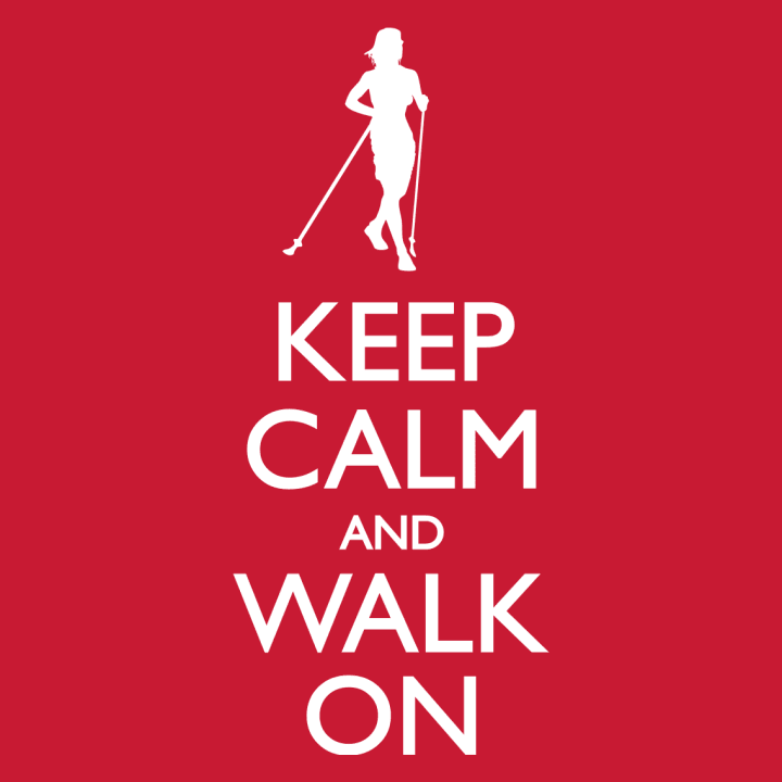 Keep Calm And Walk On Sweatshirt för kvinnor 0 image