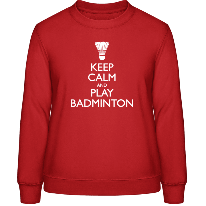 Play Badminton Sweatshirt för kvinnor contain pic