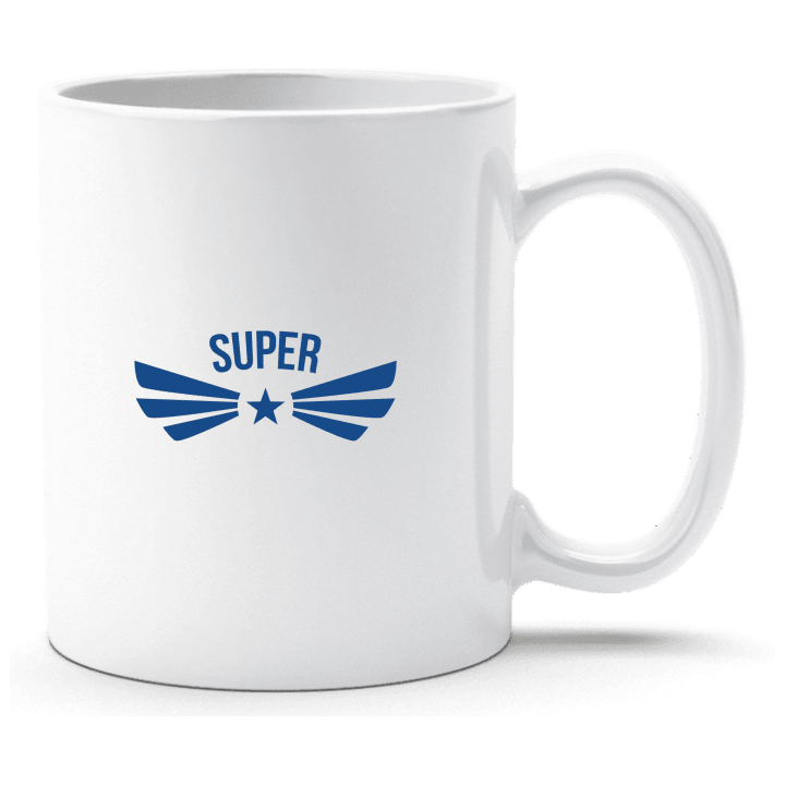Winged Super + YOUR TEXT Taza 0 image