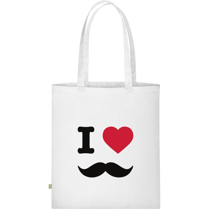 I love Mustache Väska av tyg contain pic