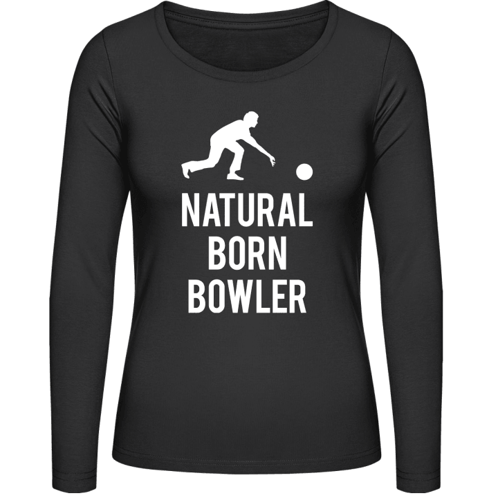 Natural Born Bowler Vrouwen Lange Mouw Shirt contain pic