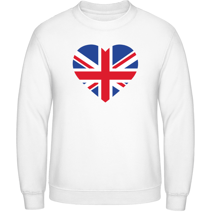 Great Britain Heart Flag Sweatshirt contain pic