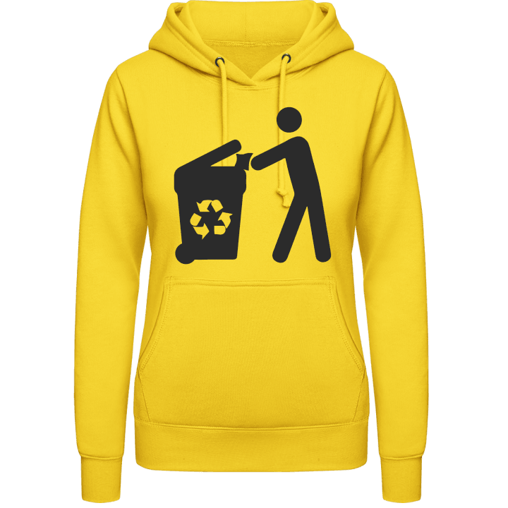 Garbage Man Logo Sweat à capuche pour femme contain pic