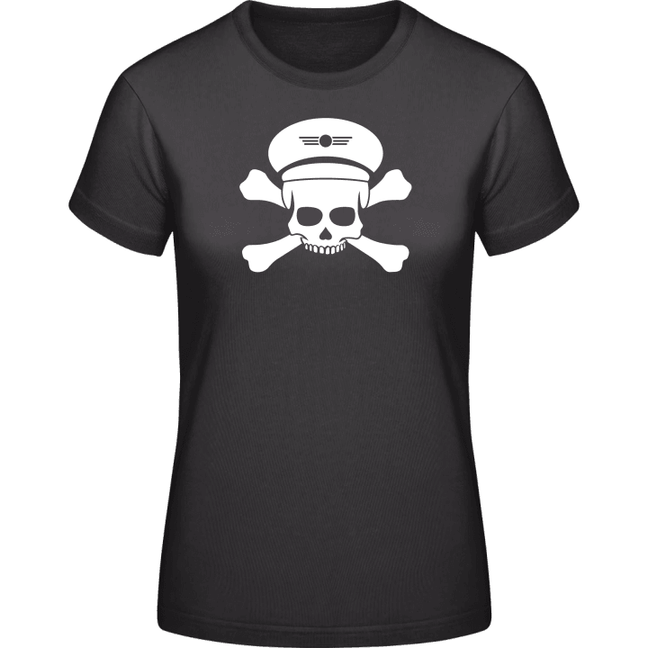 Train Driver Skull Vrouwen T-shirt contain pic
