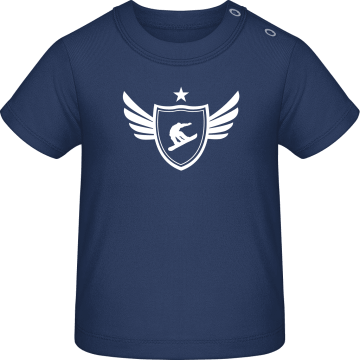 Skateboarder Winged Baby T-Shirt contain pic