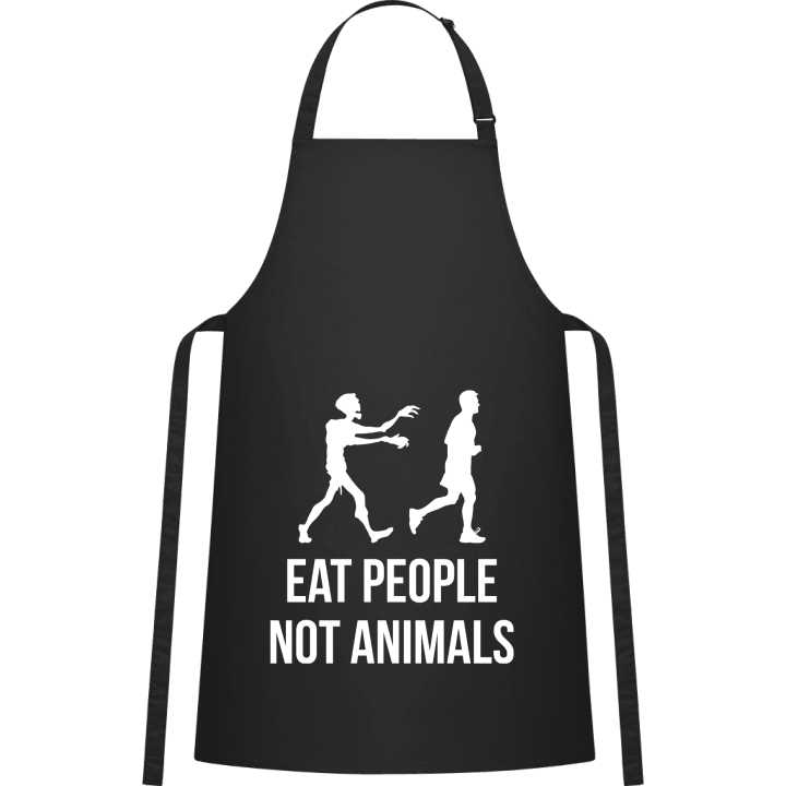 Eat People Not Animals Delantal de cocina contain pic