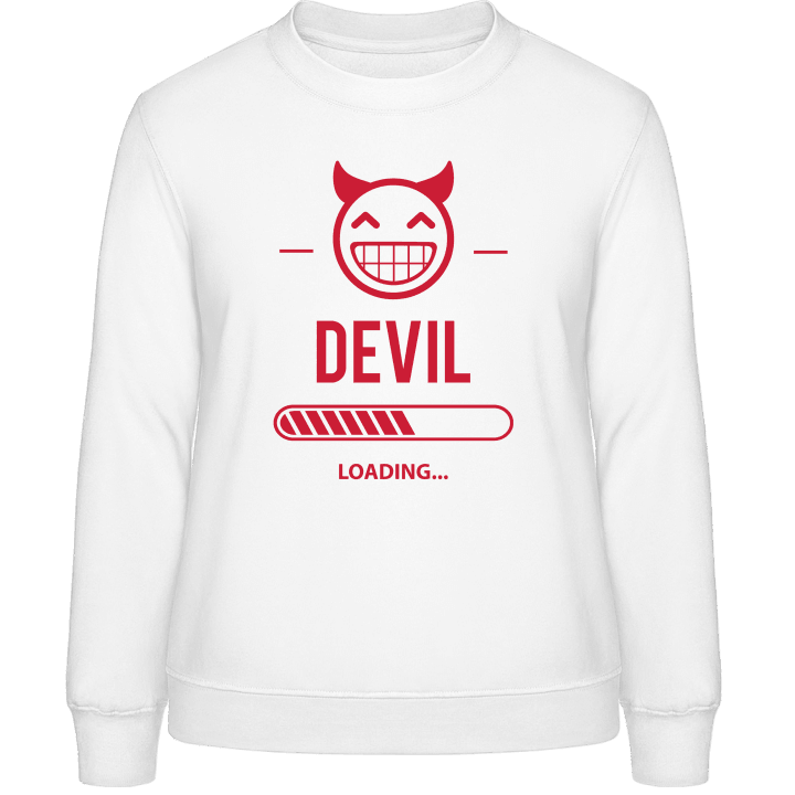 Devil Loading Sweatshirt för kvinnor contain pic
