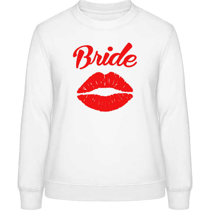 Bride Kiss Lips Sweatshirt för kvinnor contain pic