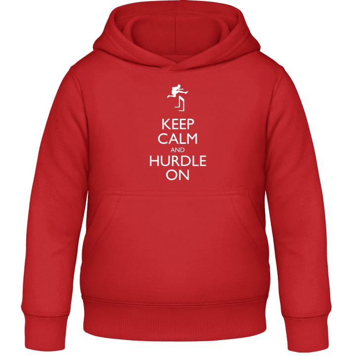 Keep Calm And Hurdle ON Kids Hoodie contain pic
