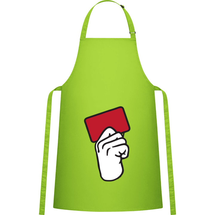 Red Card Kochschürze contain pic