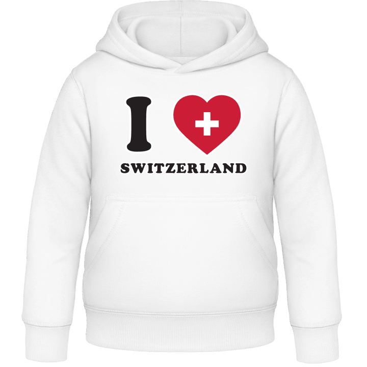 I Love Switzerland Fan Hættetrøje til børn 0 image