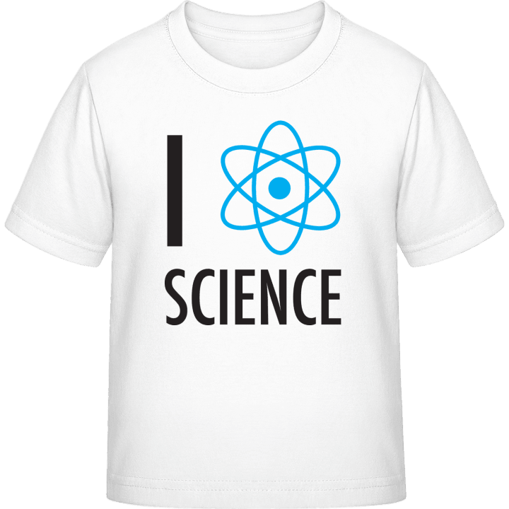I heart Science T-shirt för barn contain pic