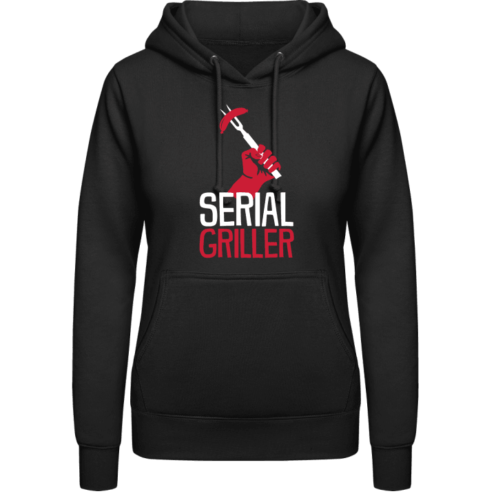 BBQ Serial Griller Vrouwen Hoodie contain pic
