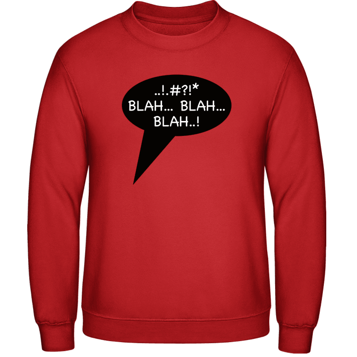 Blah Blah Blah Comic Sweatshirt 0 image