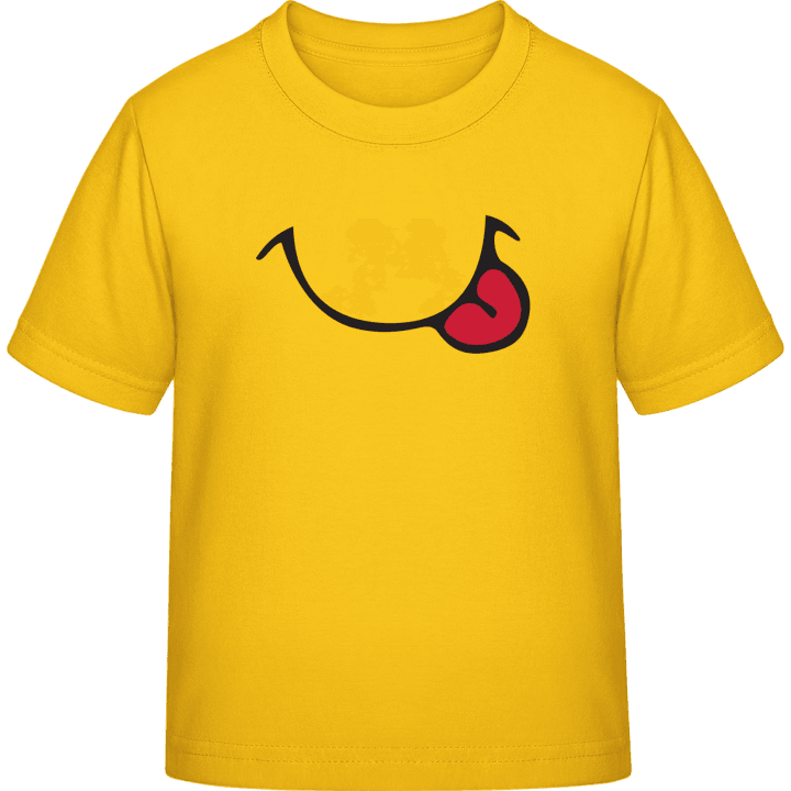 Yummy Smiley Mouth T-shirt för barn contain pic