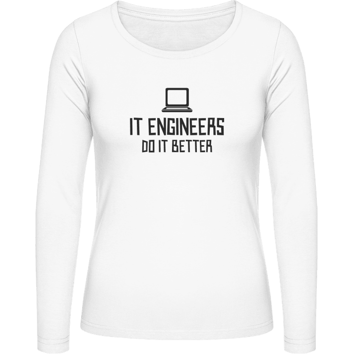 Computer Scientist Do It Better Vrouwen Lange Mouw Shirt 0 image