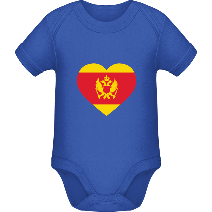 Montenegro Heart Flag Pelele Bebé contain pic