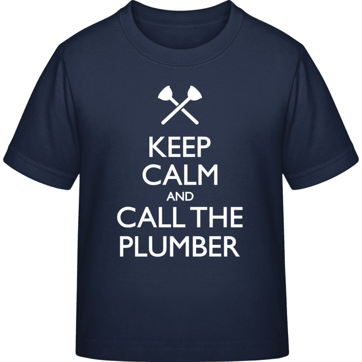 Keep Calm And Call The Plumber Kinderen T-shirt contain pic