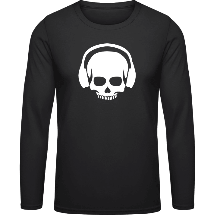 Headphone Skull Long Sleeve Shirt contain pic