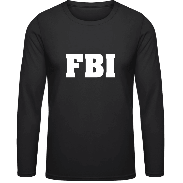 FBI Agent Langarmshirt contain pic