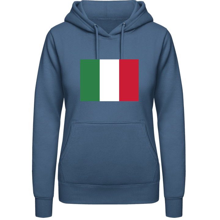Italy Flag Hoodie för kvinnor contain pic