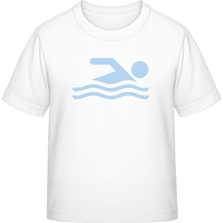 Swimmer Icon T-skjorte for barn contain pic