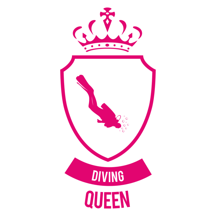 Diving Queen Hoodie för kvinnor 0 image
