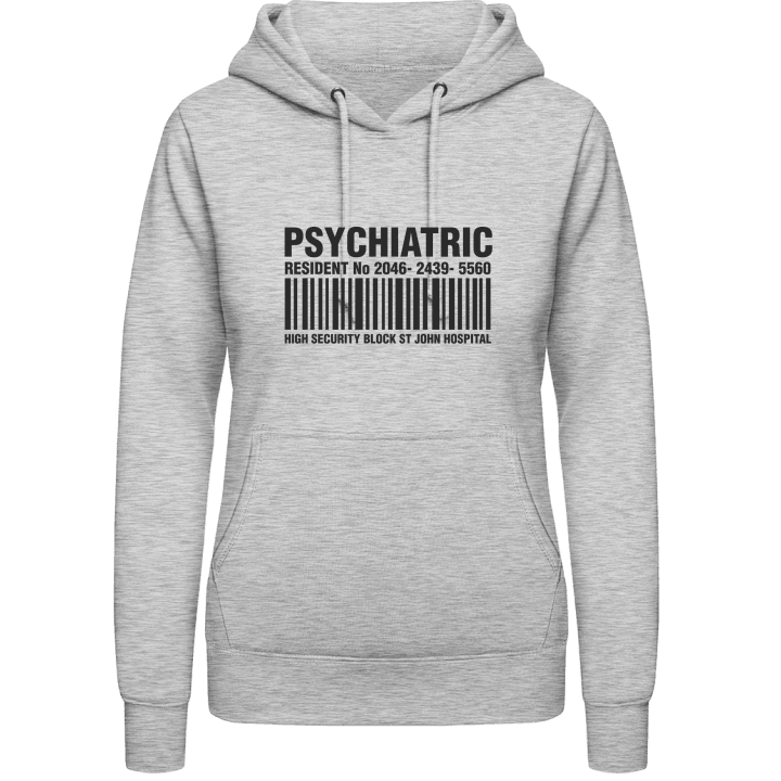 Psychiatric Vrouwen Hoodie contain pic