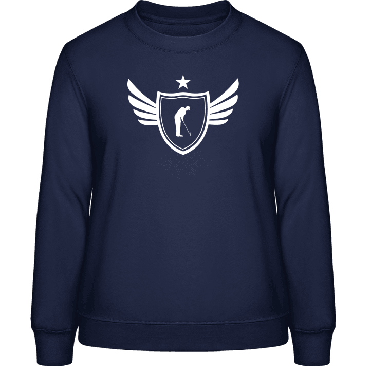 Golfing Winged Sweat-shirt pour femme contain pic