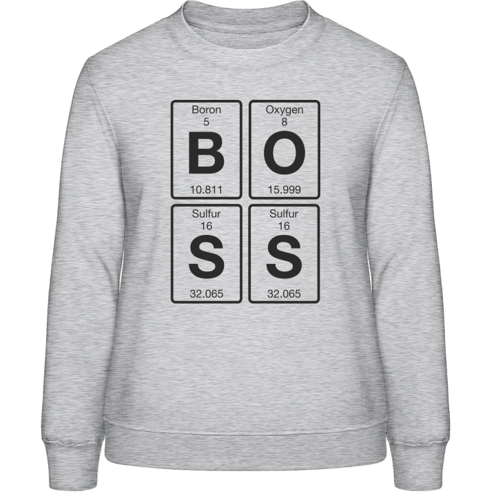 BOSS Chemical Elements Frauen Sweatshirt contain pic