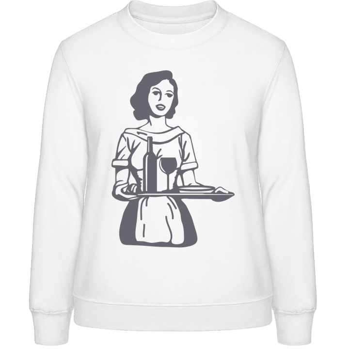 Waitress Sweat-shirt pour femme contain pic