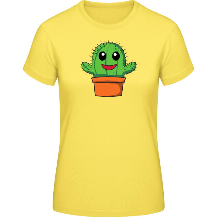 Cute Cactus Comic T-shirt för kvinnor 0 image