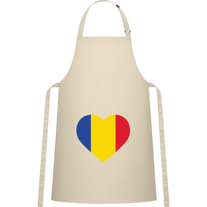 Romania Heart Flag Delantal de cocina contain pic