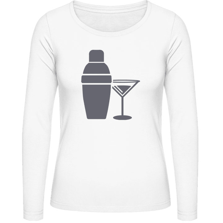 Cocktail Mixer Vrouwen Lange Mouw Shirt contain pic