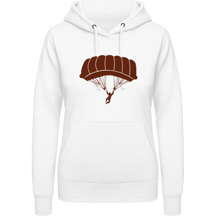 Skydiver Silhouette Vrouwen Hoodie contain pic