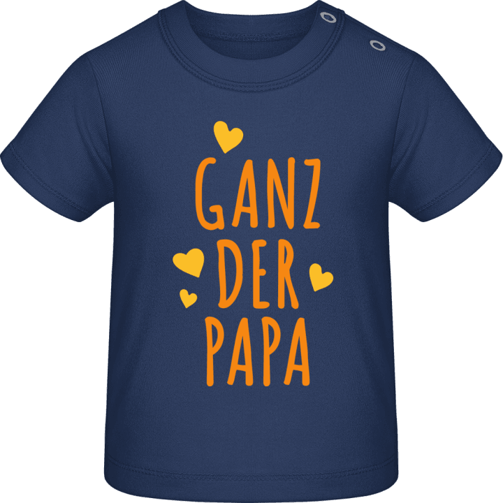 Ganz der Papa Logo T-shirt för bebisar 0 image