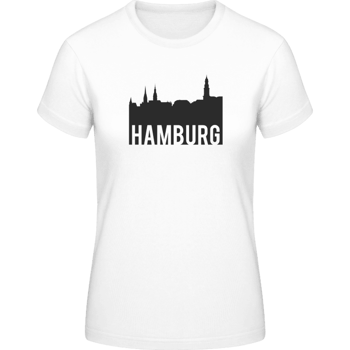 Hamburg Skyline T-shirt för kvinnor contain pic