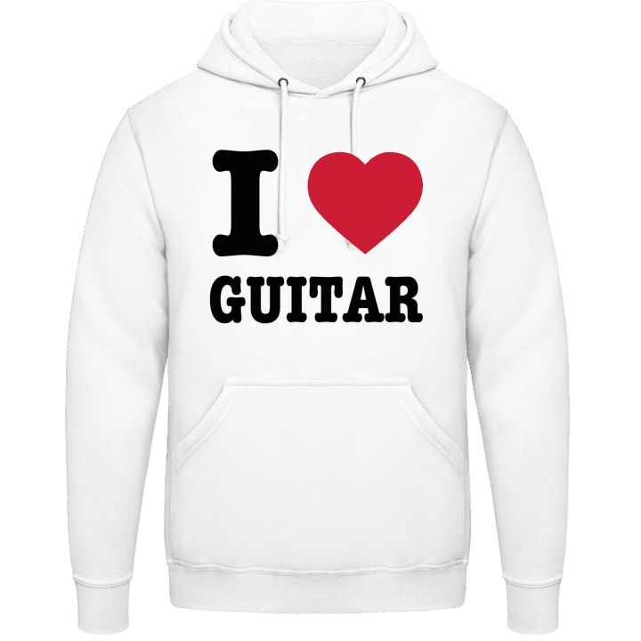 I Heart Guitar Huvtröja contain pic