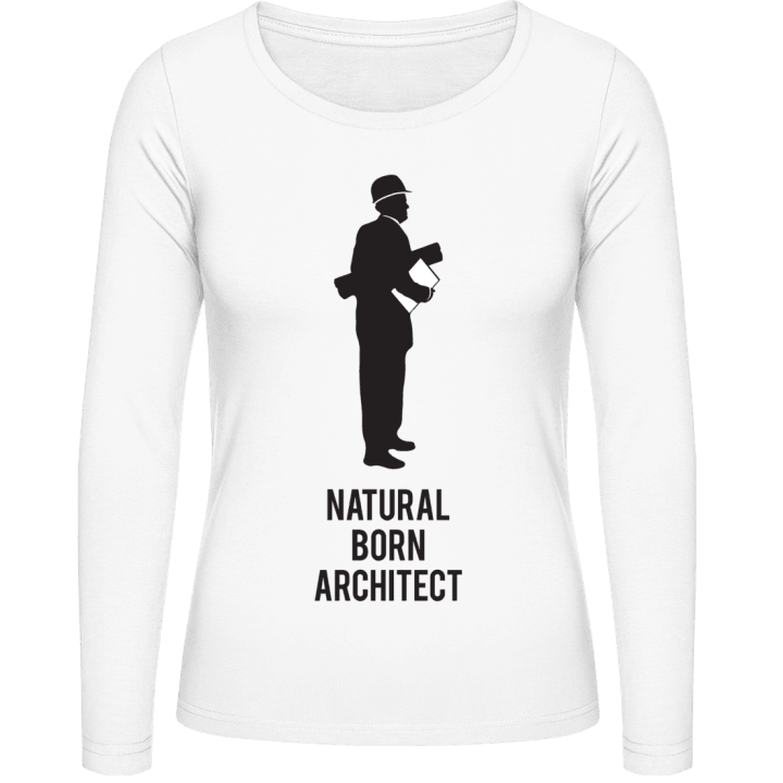 Natural Born Architect T-shirt à manches longues pour femmes contain pic
