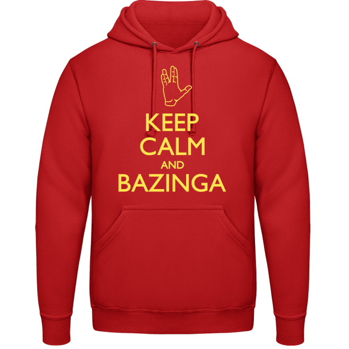 Keep Calm Bazinga Hand Felpa con cappuccio 0 image