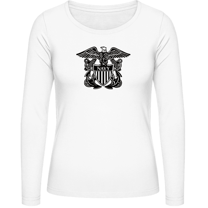 US Navy T-shirt à manches longues pour femmes contain pic