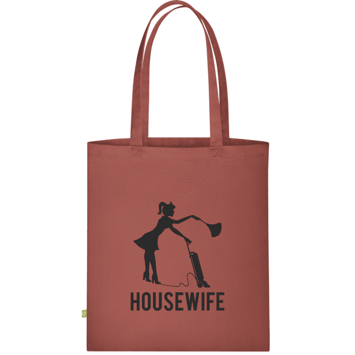 Housewife Silhouette Stofftasche contain pic