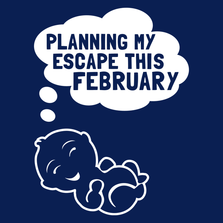 Planning My Escape This February Sweatshirt för kvinnor 0 image