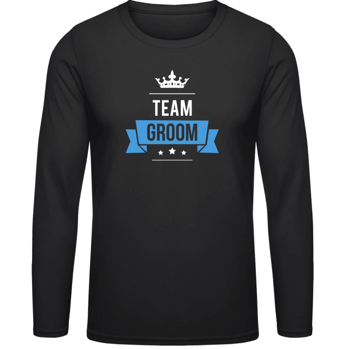 Team Groom Crown Langarmshirt contain pic