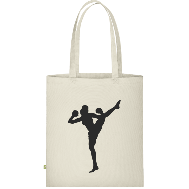 Kickboxing Woman Väska av tyg contain pic