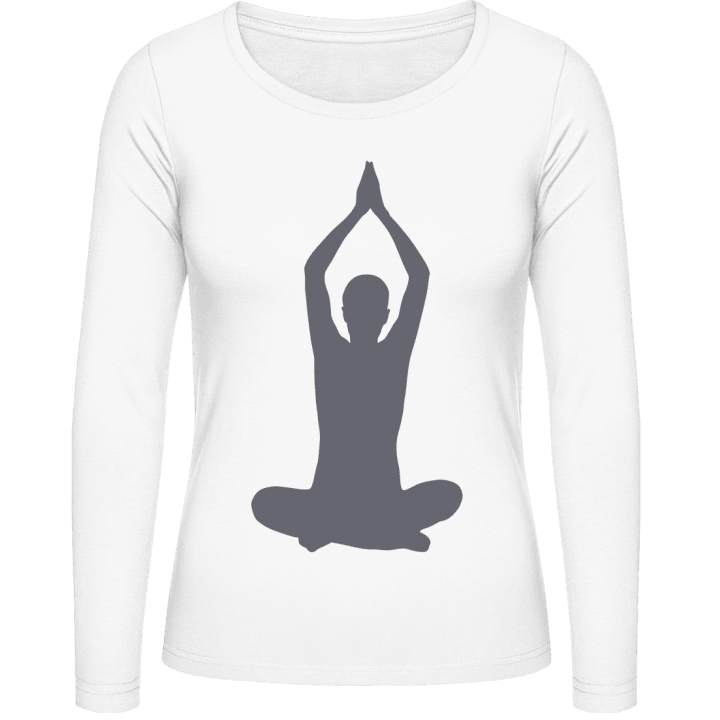 Yoga Practice Langermet skjorte for kvinner contain pic