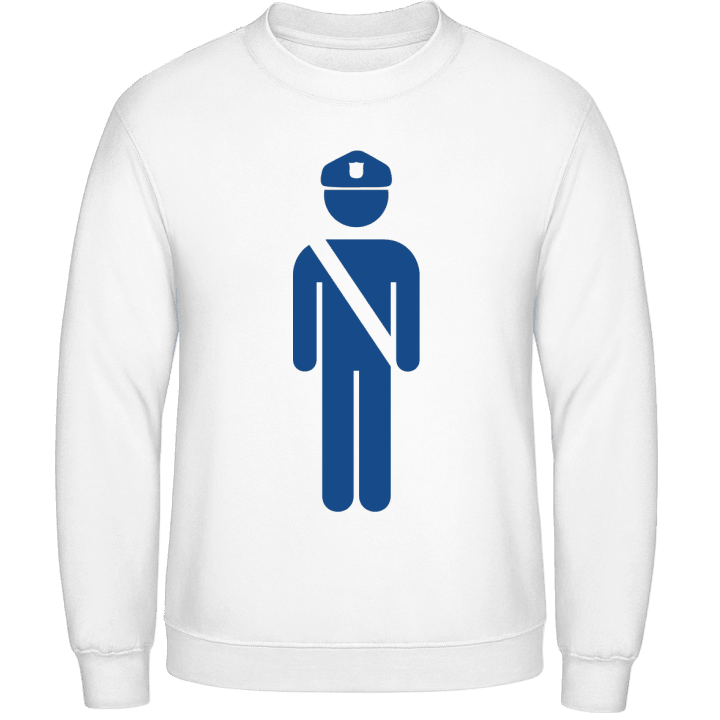 Policeman Icon Sweatshirt contain pic